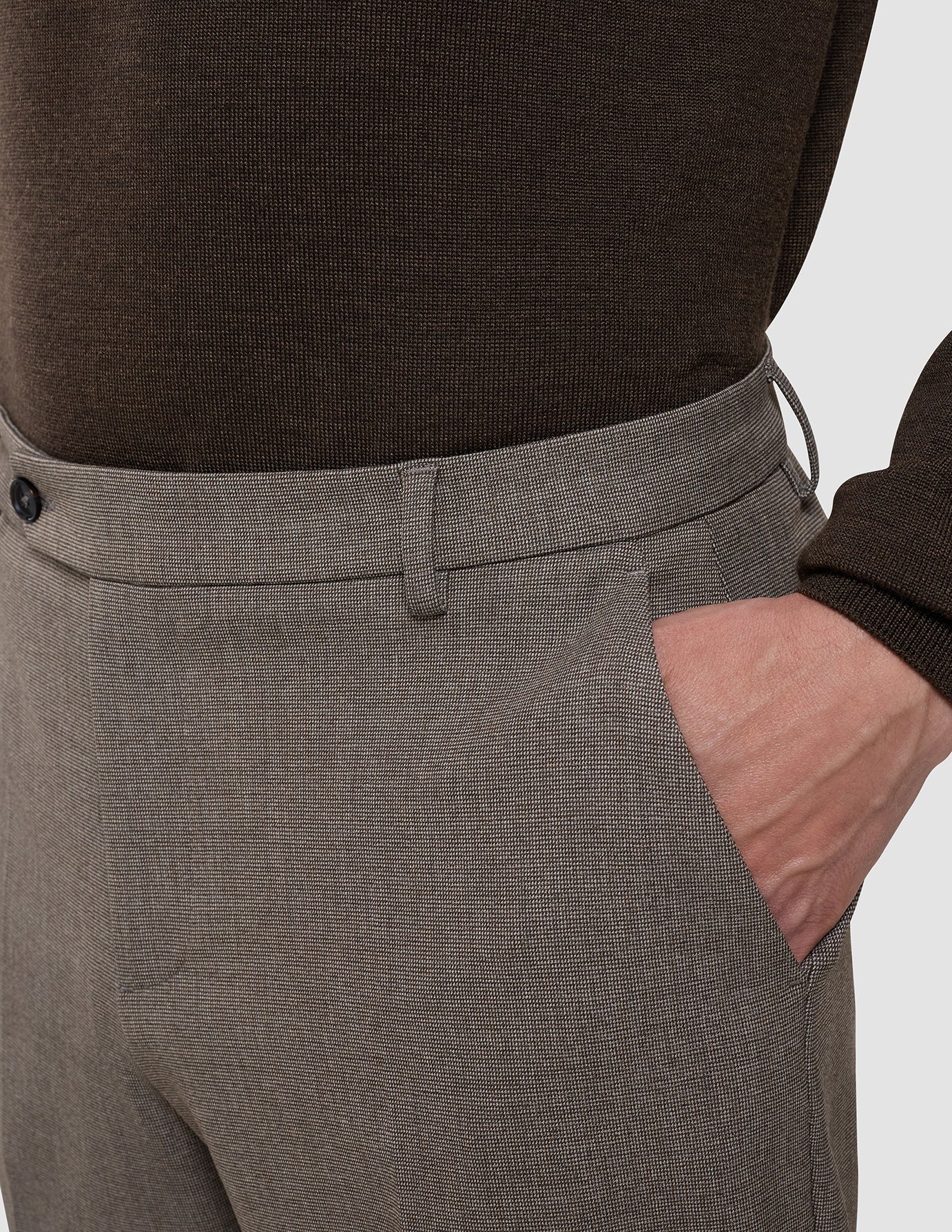 Essential Suit Pants Relaxed Fit Almond